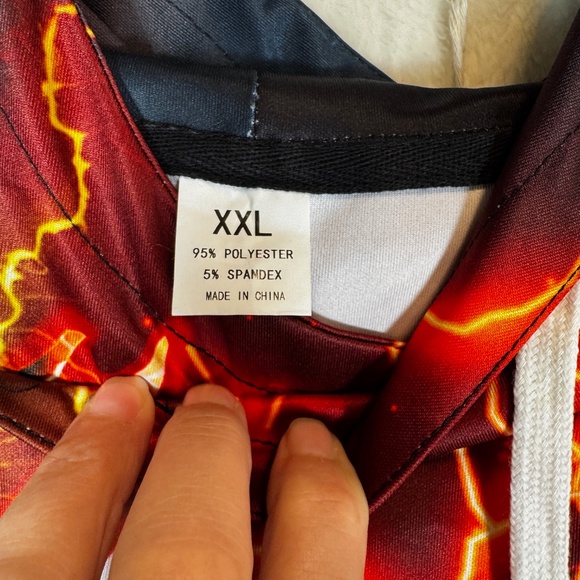 Performance Sweatshirt Mens Size 2XL Fits like XL Y2K Inspired Rave Streetwear - Picture 2 of 6